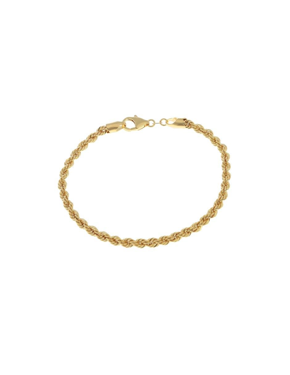 Pulsera de oro 14 k con acabado esmaltado