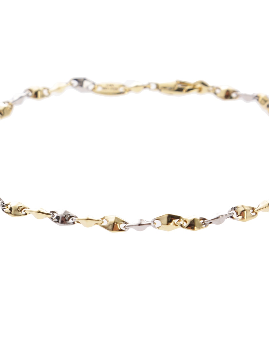 Brazalete de oro 14 K con acabado brillante 2