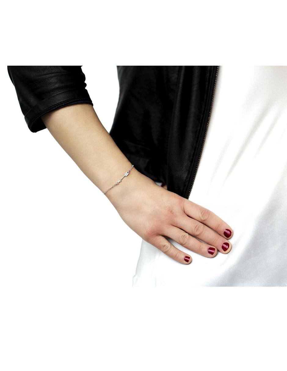 Pulsera de plata P925 flecha 4