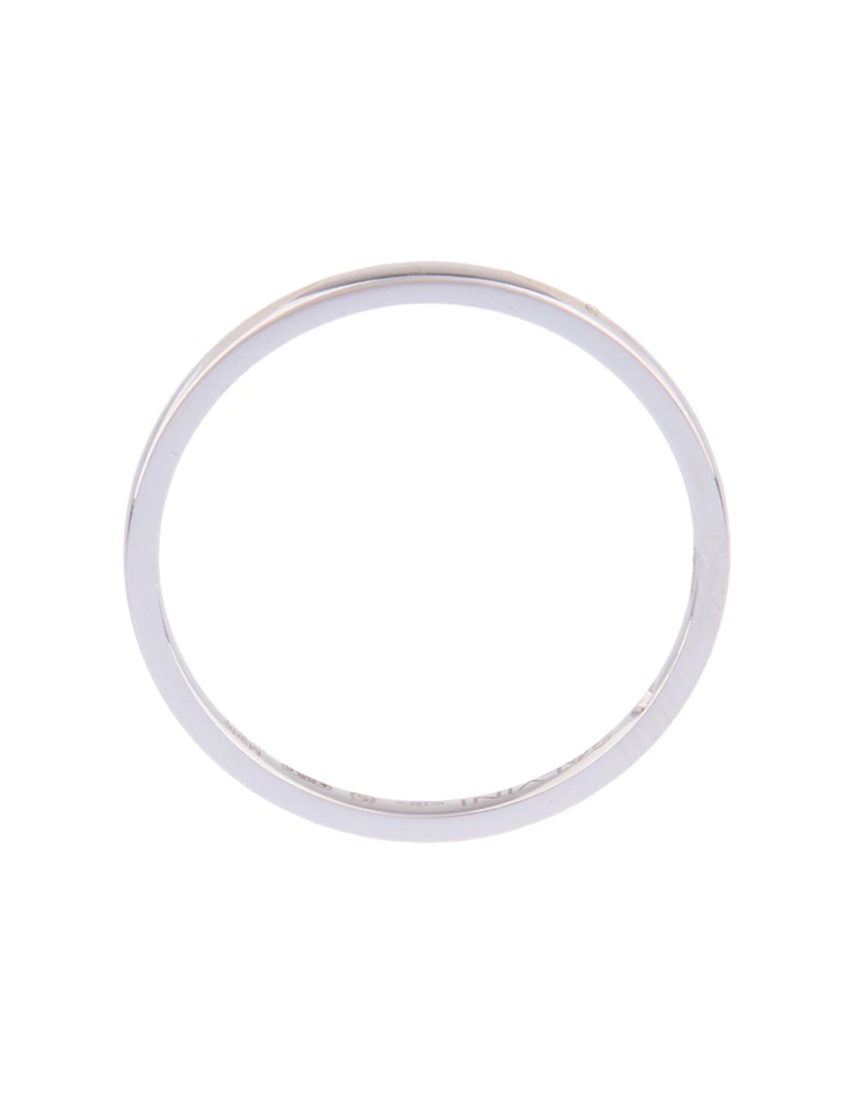 Argolla de oro blanco 18 k 2