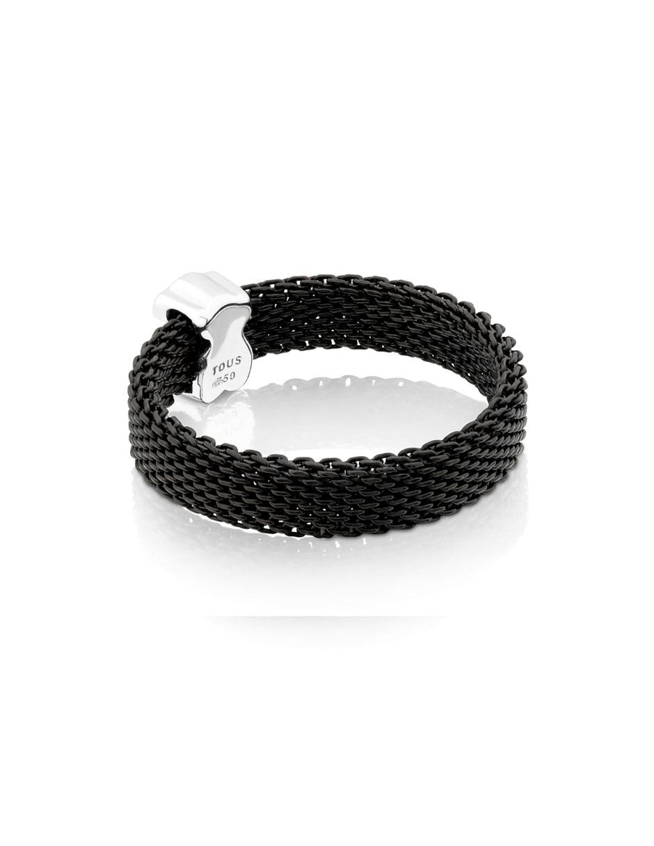 Anillo de oso Icon Mesh diamante brillante 6