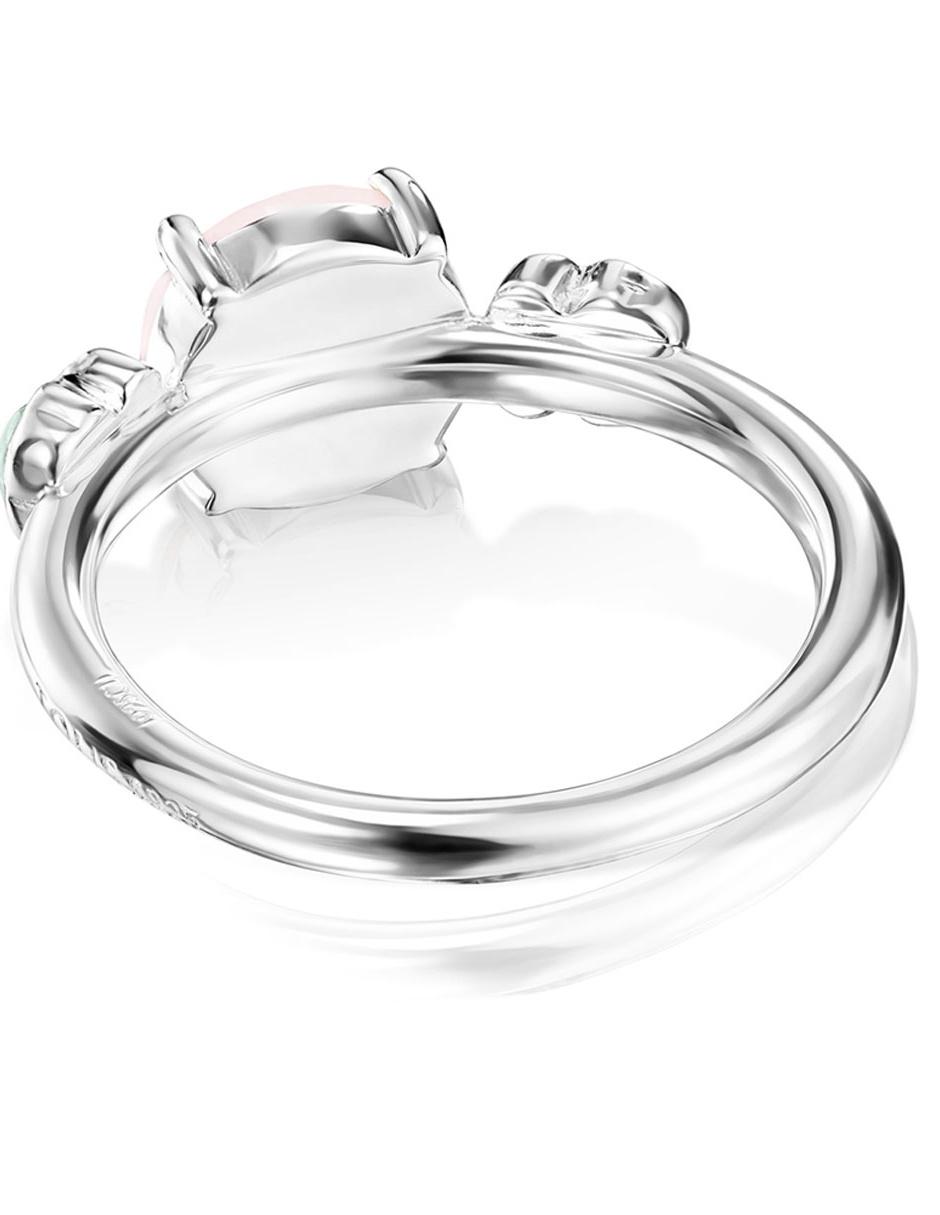 Anillo de oso Icon Color P 925 de plata amazonita brillante 5
