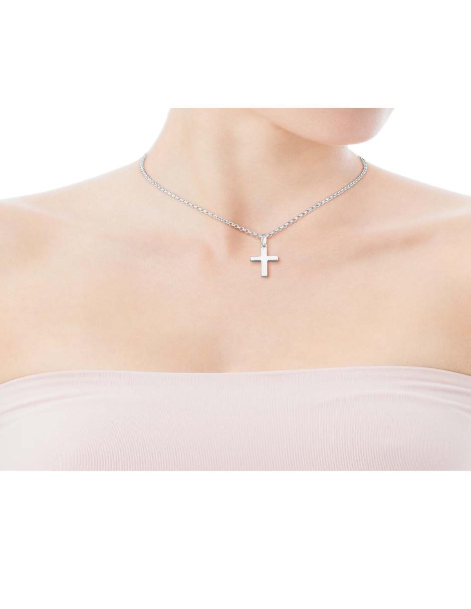 Dije de cruz de plata P 925 3