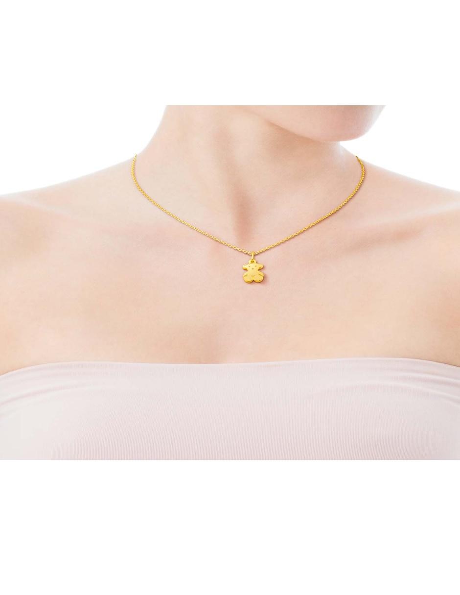 Dije de oso de oro amarillo 18 K 4