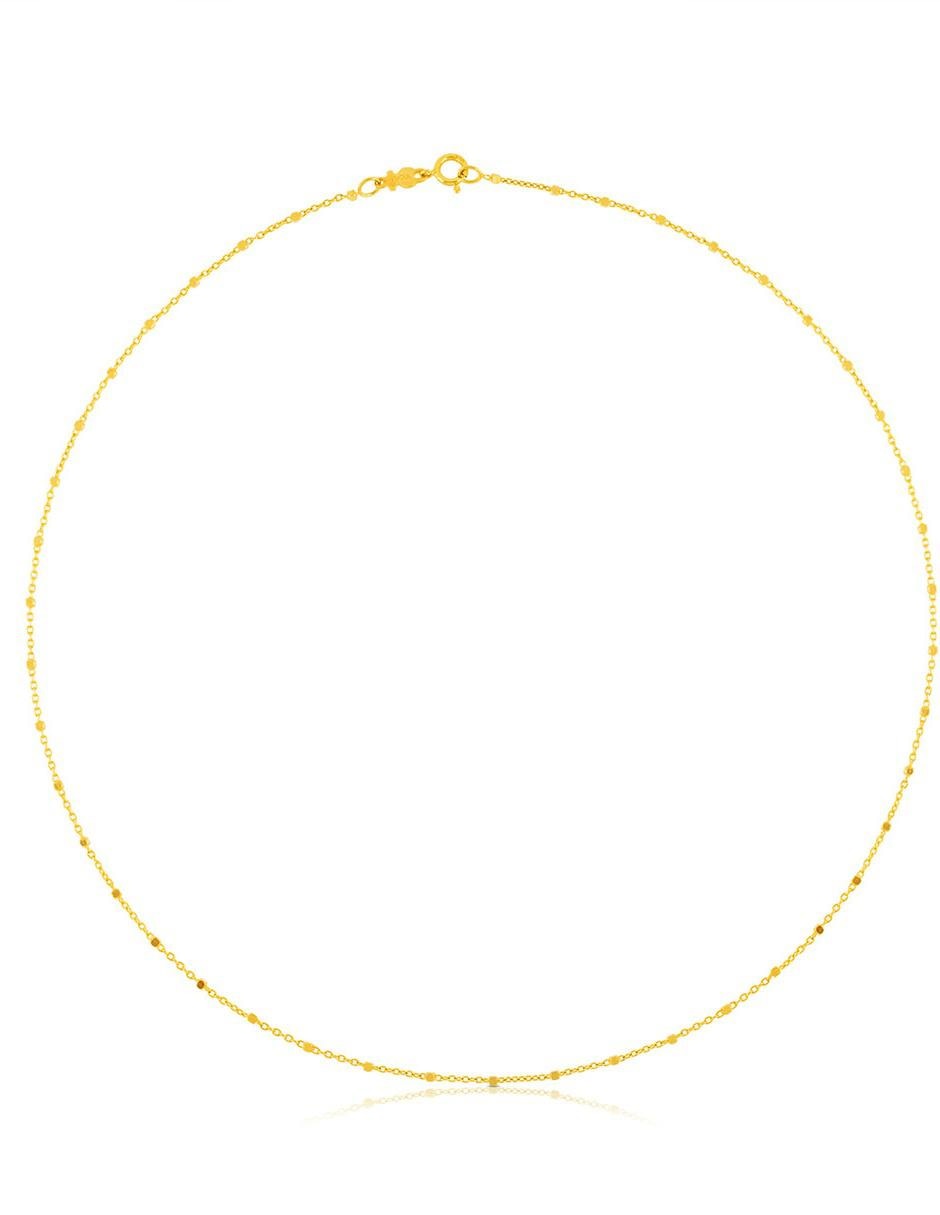 Collar de plata 18 K
