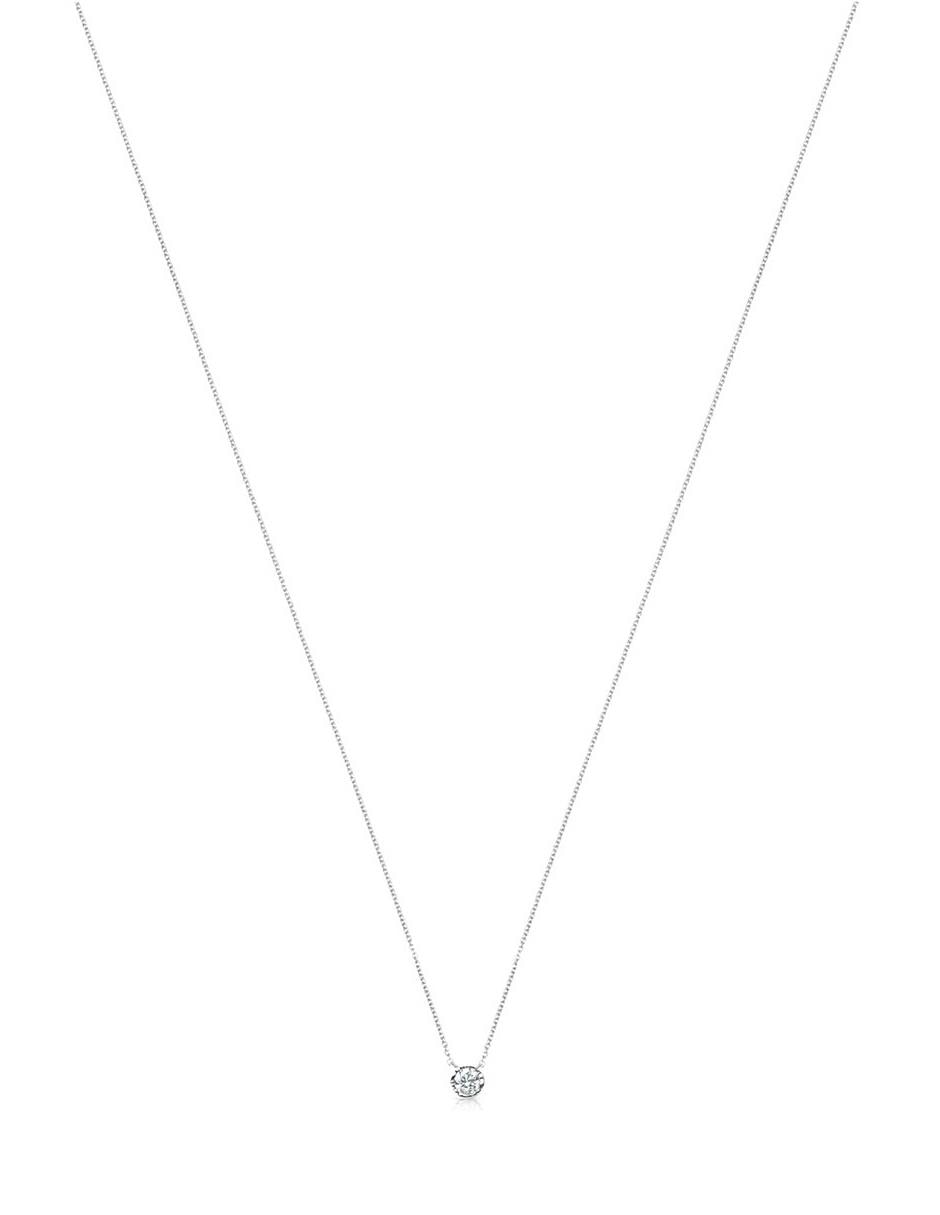 Collar de oro blanco 18 K