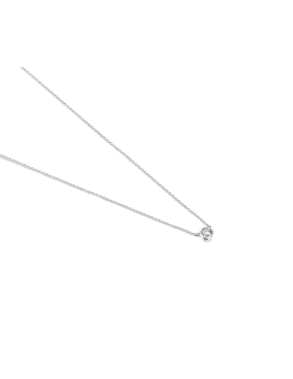 Collar de oro blanco 18 K 3