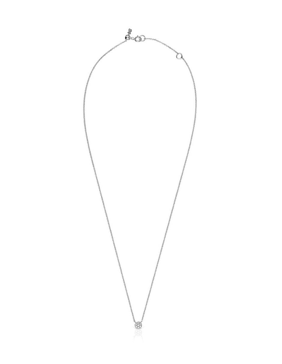 Collar de oro blanco 18 K 2