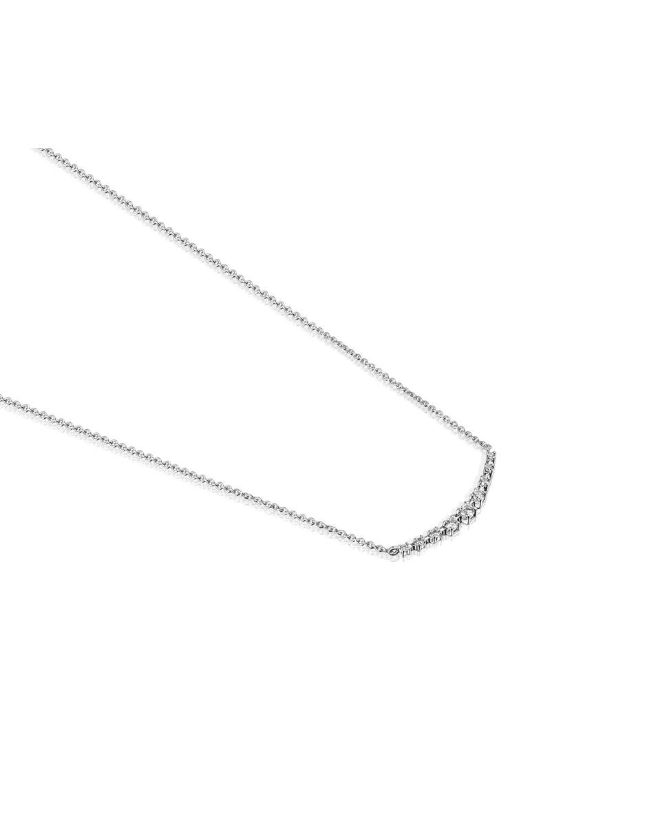 Collar de oro blanco 18 K 3