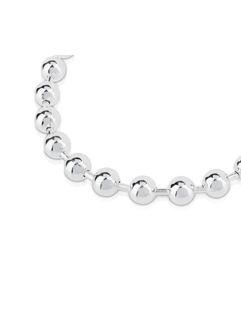 Brazalete de plata p 925 con acabado liso 2