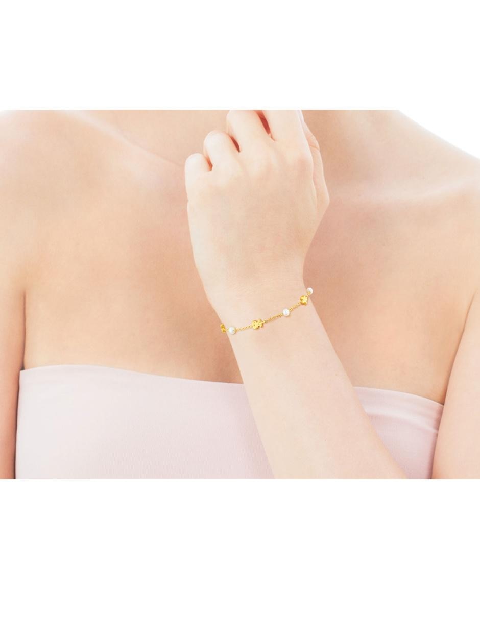 Brazalete de oro 18 K Sweet Dolls Xxs con acabado brillante 4
