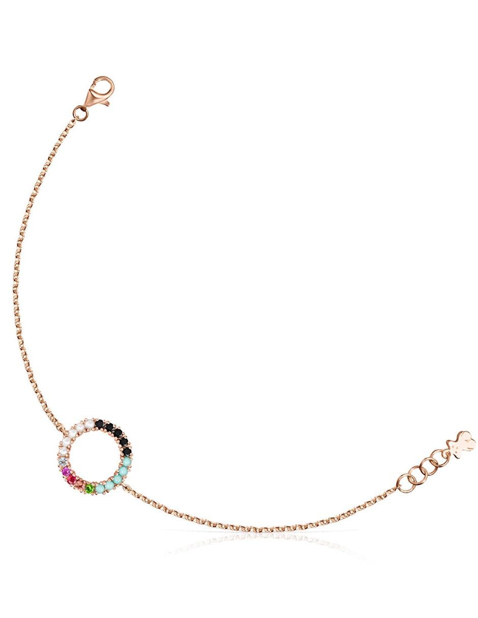 Brazalete Tous 18 K Straight con acabado liso Espera La Nocturna