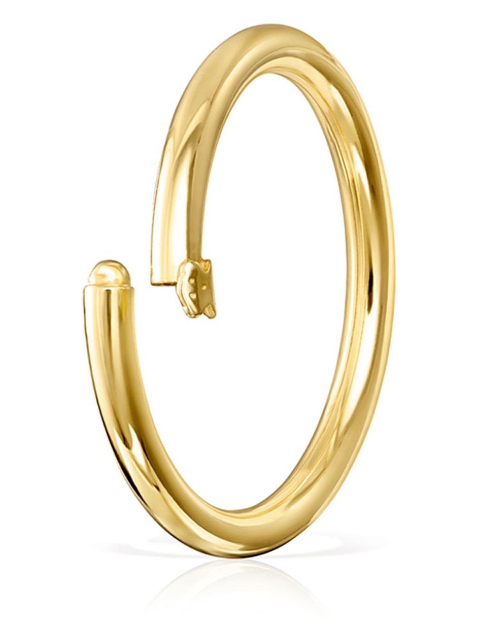Dije circular de oro amarillo 18 K 2