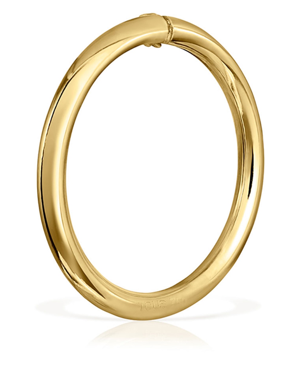 Dije circular de oro amarillo 18 K 4