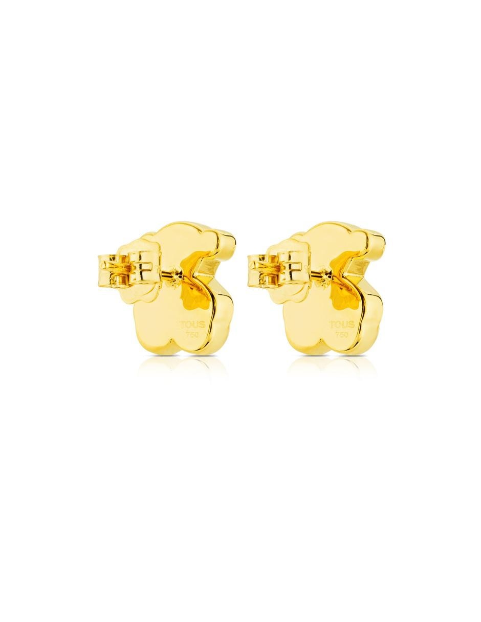 Broqueles de plata 18 K con acabado pavé perla 3