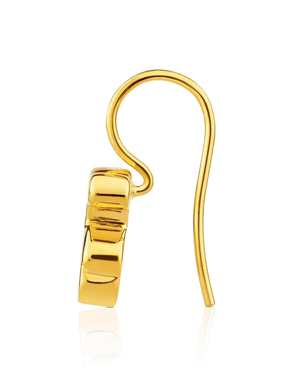 Broqueles de oro amarillo 18 K con acabado brillante 2