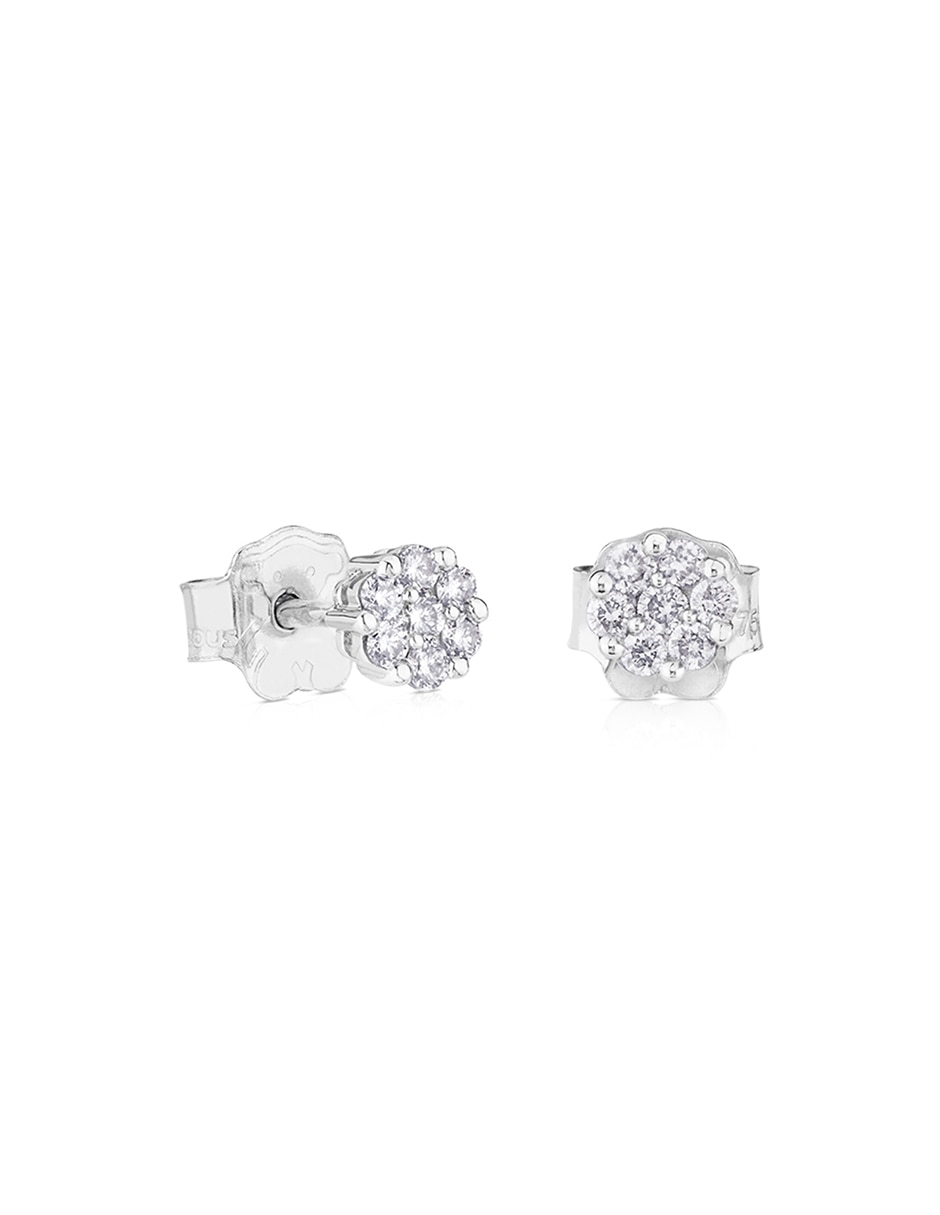 Broqueles con acabado brillante diamante