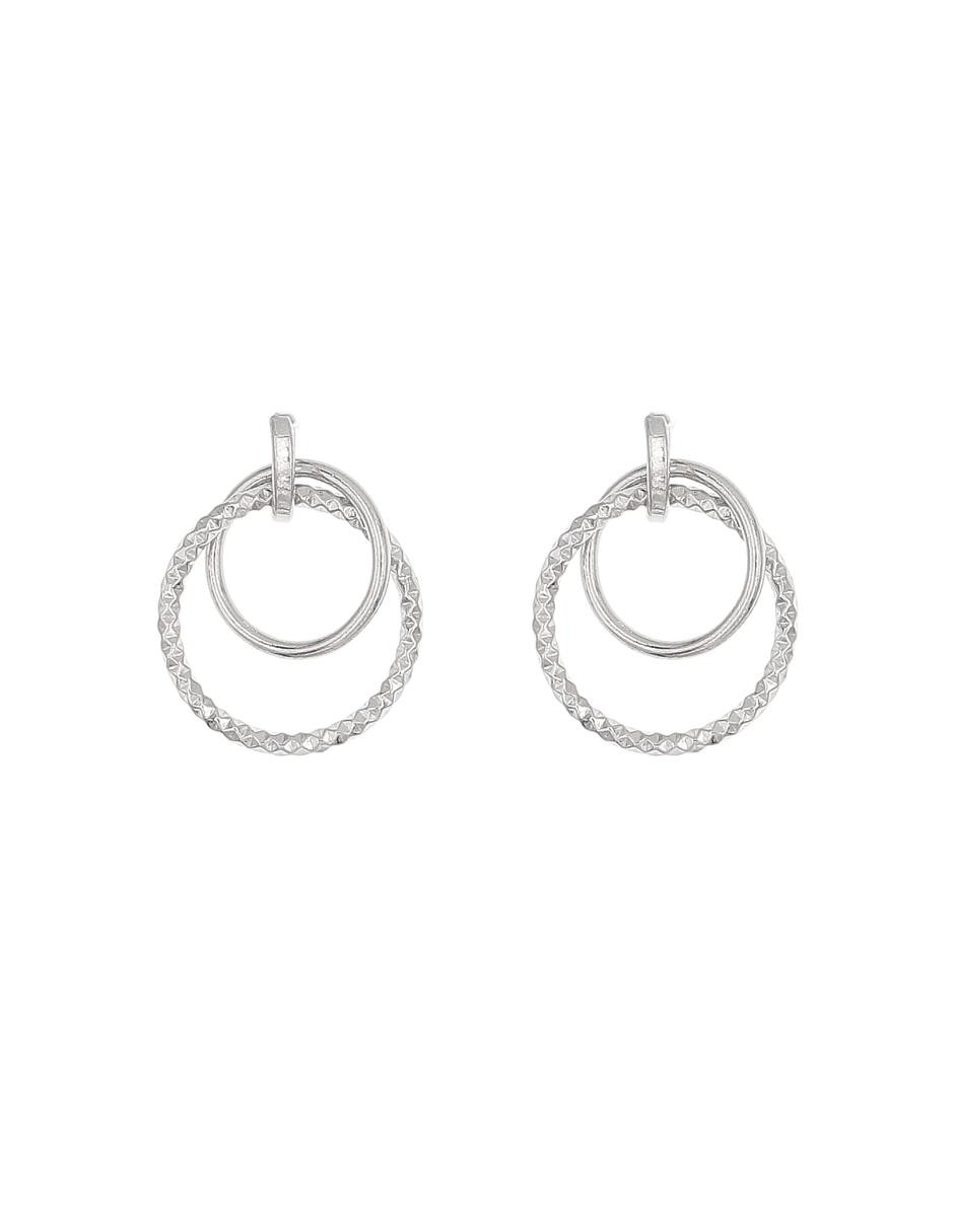 Aretes de plata P 925 con acabado brillante