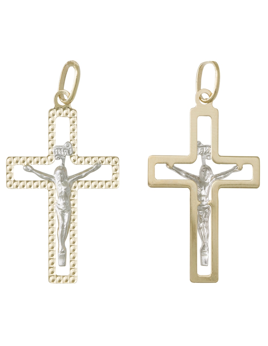 Dije de cruz de oro 14 K