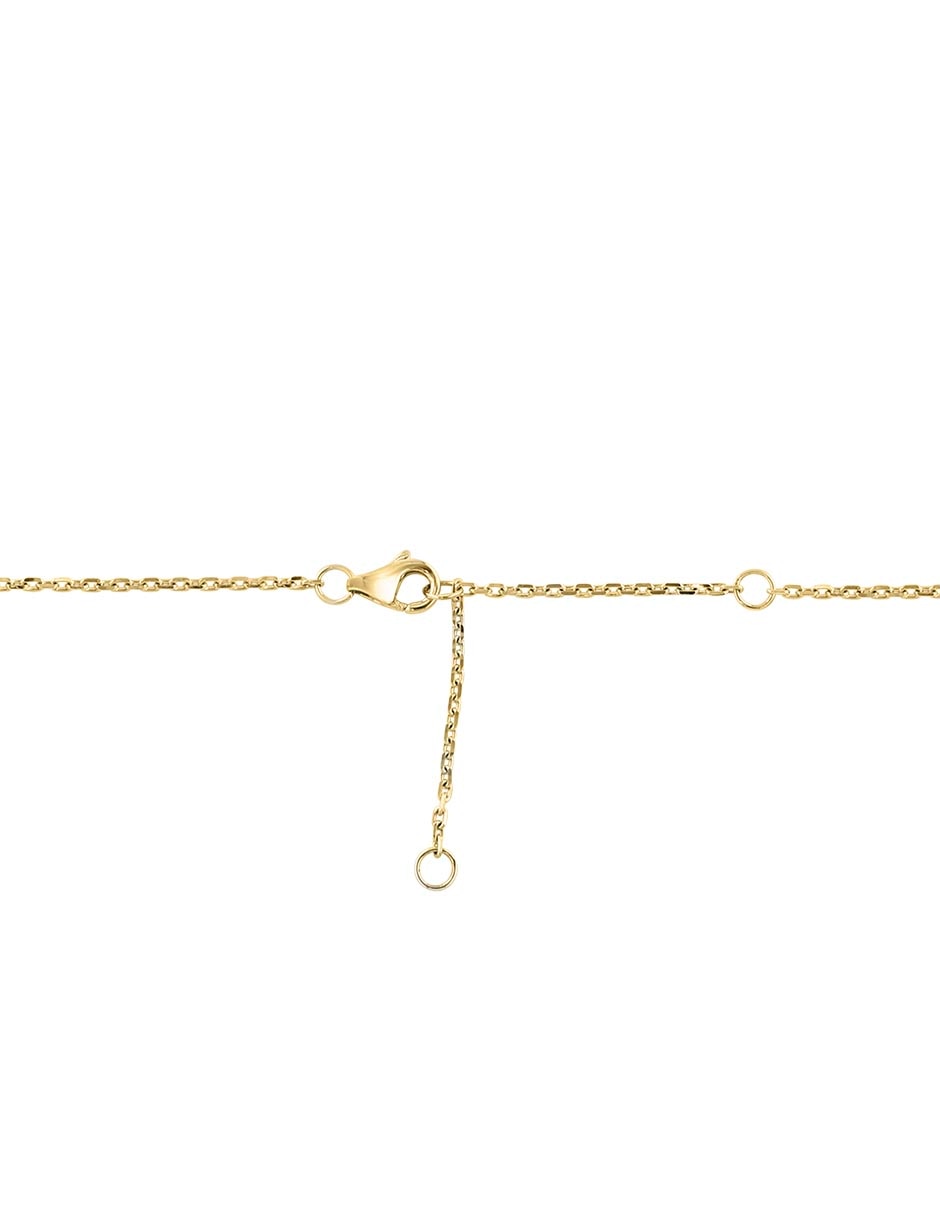 Collar con dije de oro 14 k 3