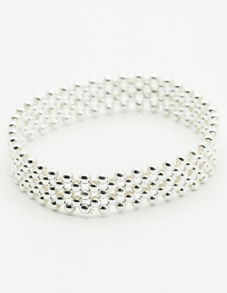 Pulsera de plata P 925 con acabado pulido