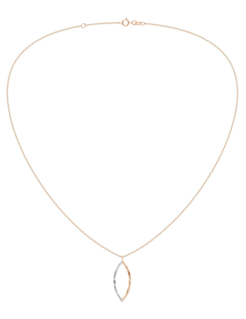 Dije ovalada de oro 14 K 2