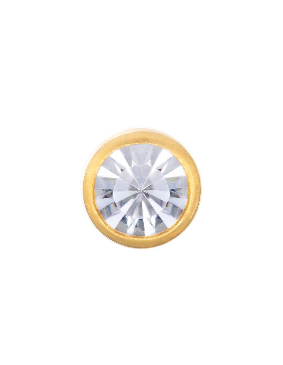Broqueles redondos con acabado brillante cristal 2