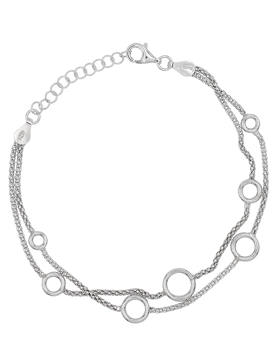 Brazalete de plata P 925 con acabado pulido 1