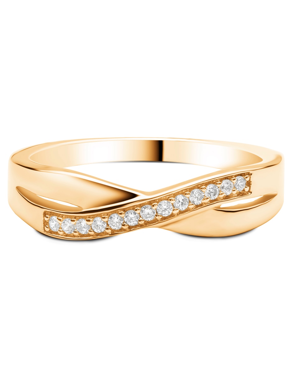 Churumbela de oro 14 k diamante