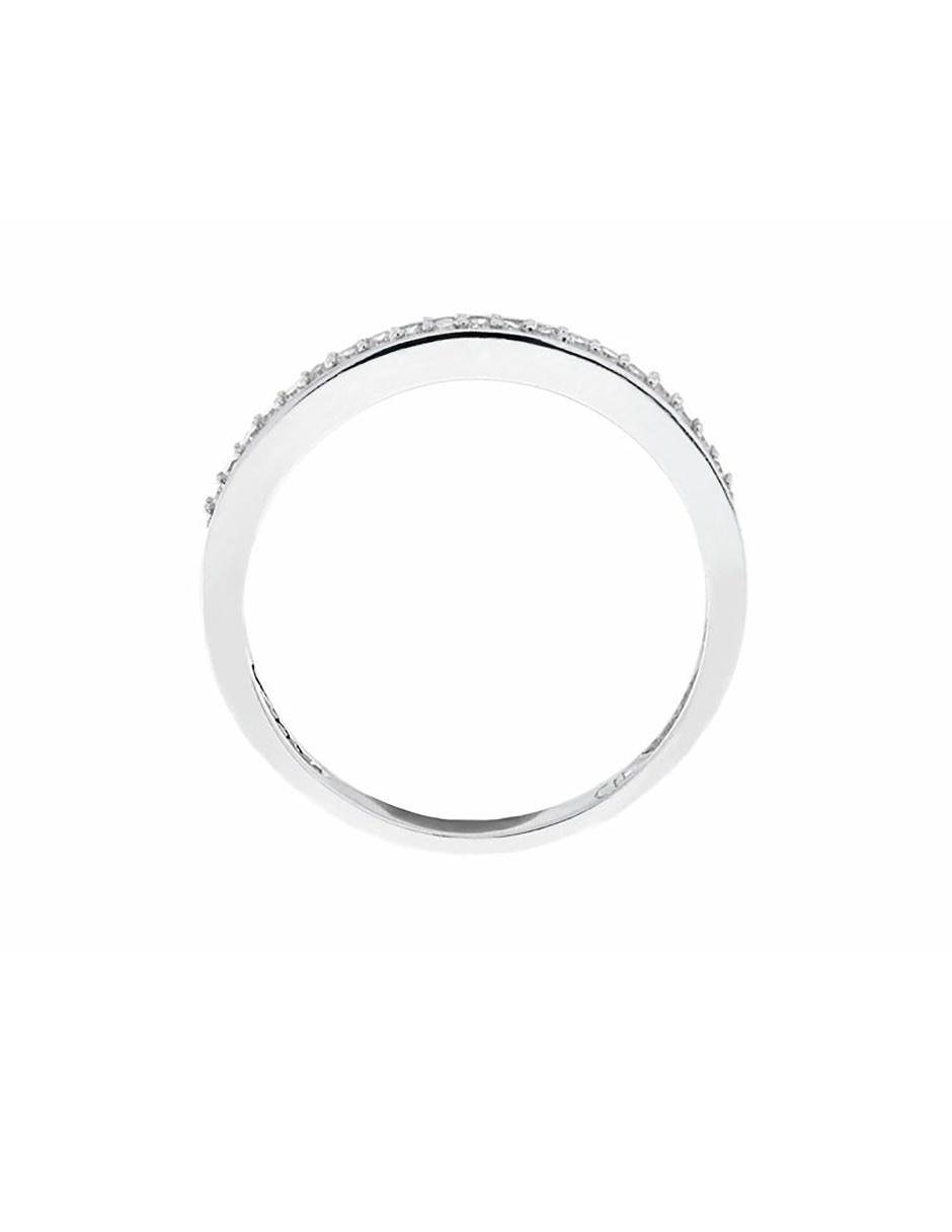 Churumbela de oro blanco 14 k diamante 4