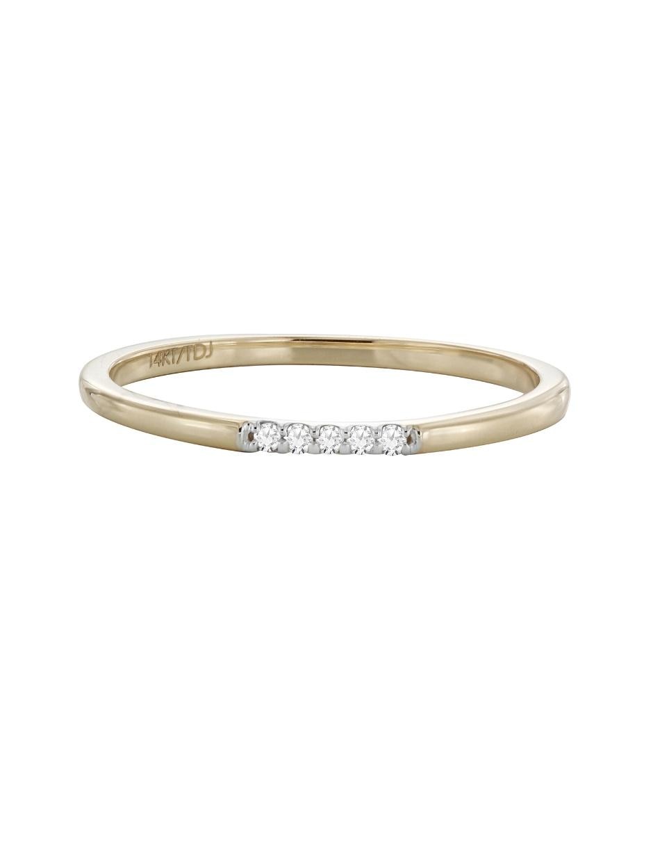 Churumbela de oro 14 k diamante 1