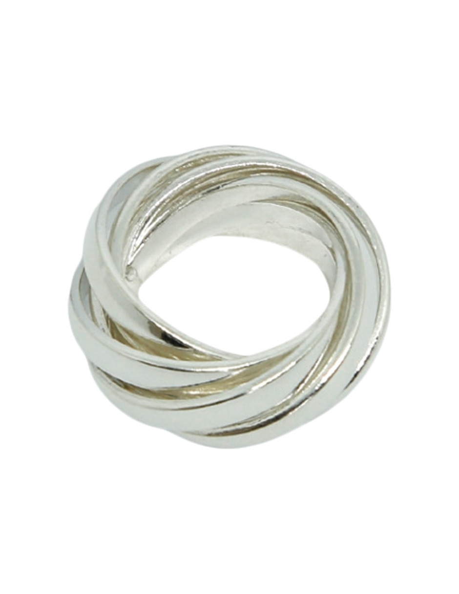 Anillo de nudo P 925 de plata pulido 4