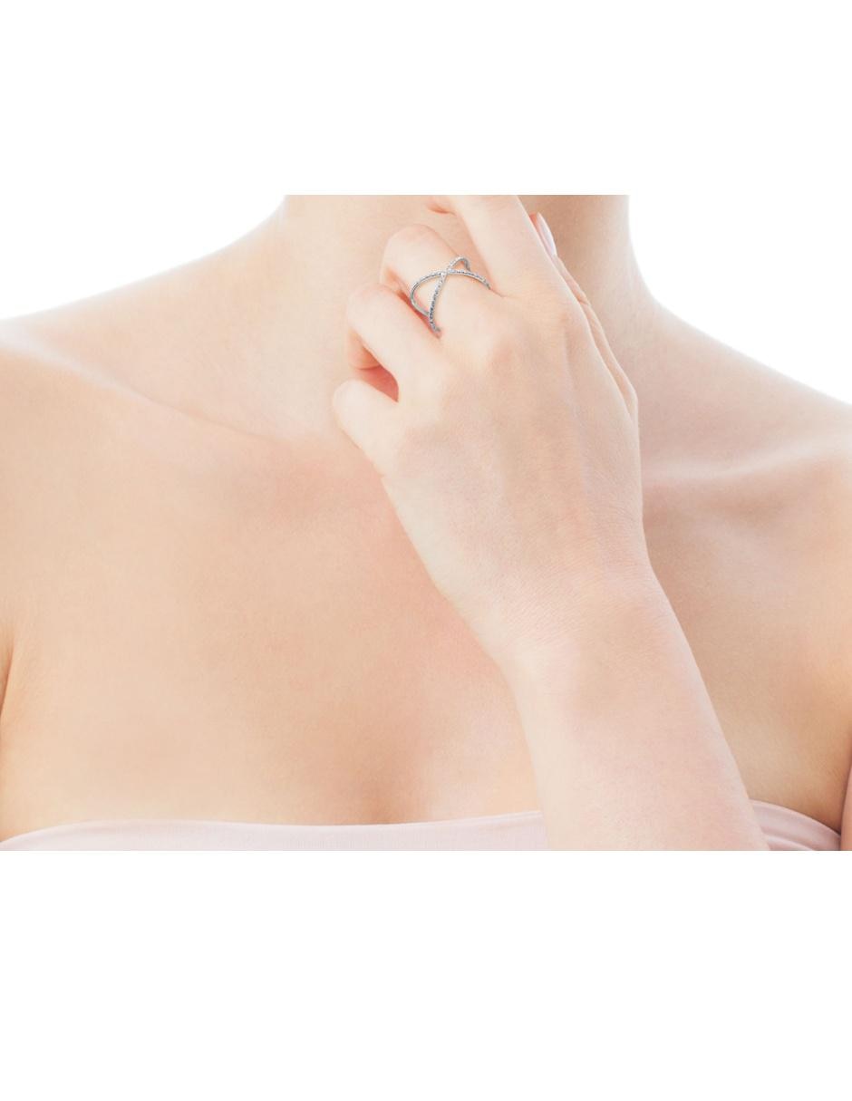 Anillo Les Classiques 18 k de oro blanco diamante pavé 4