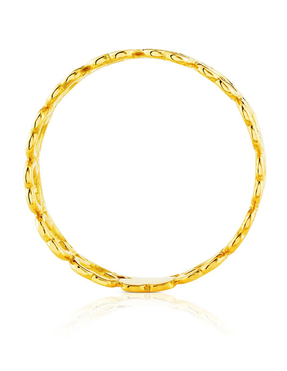 Anillo Silueta 18 k de oro amarillo brillante 3