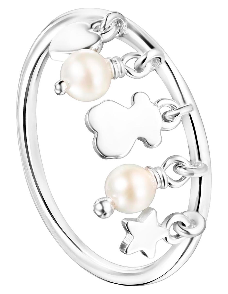Anillo Cool Joy P 925 de plata perla lustre 2