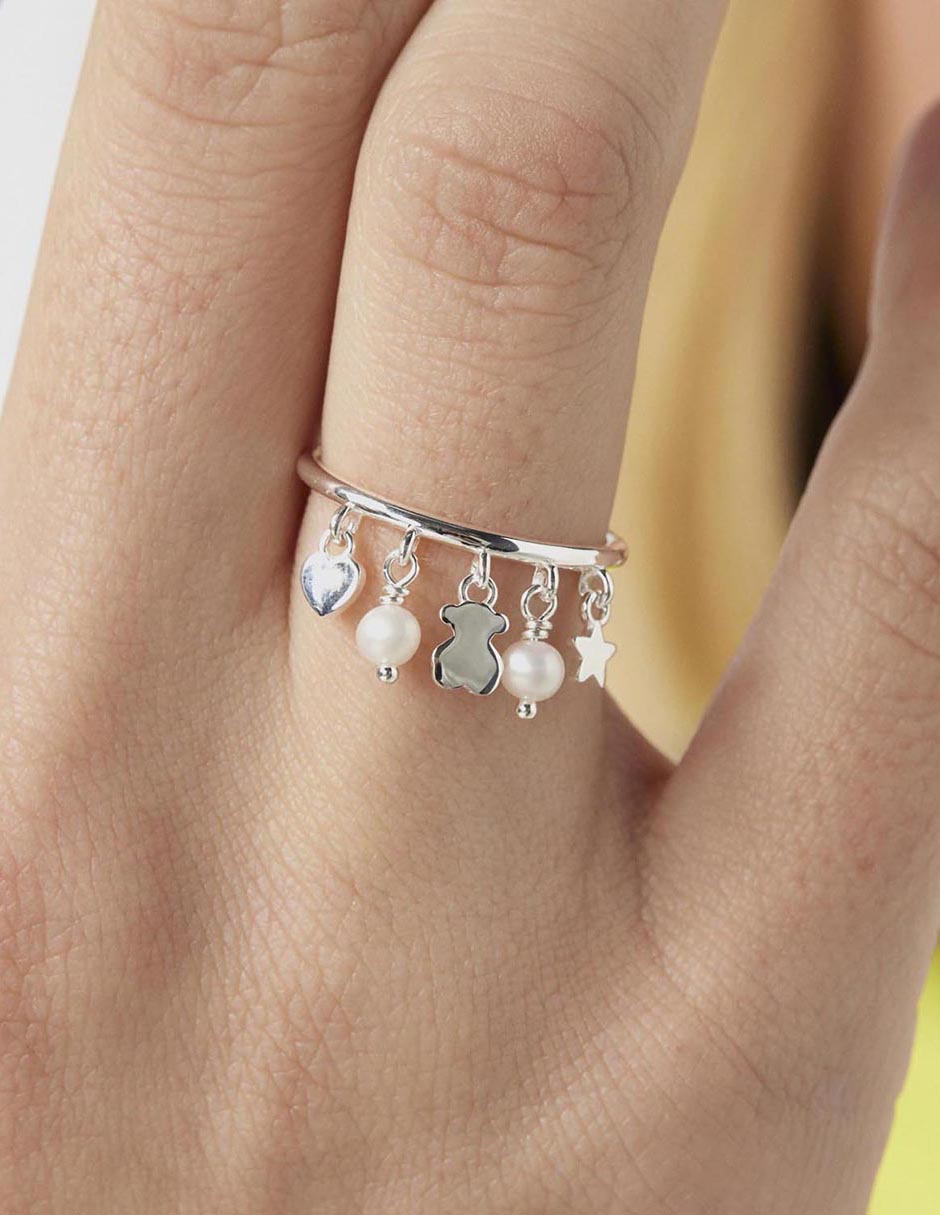 Anillo Cool Joy P 925 de plata perla lustre 6