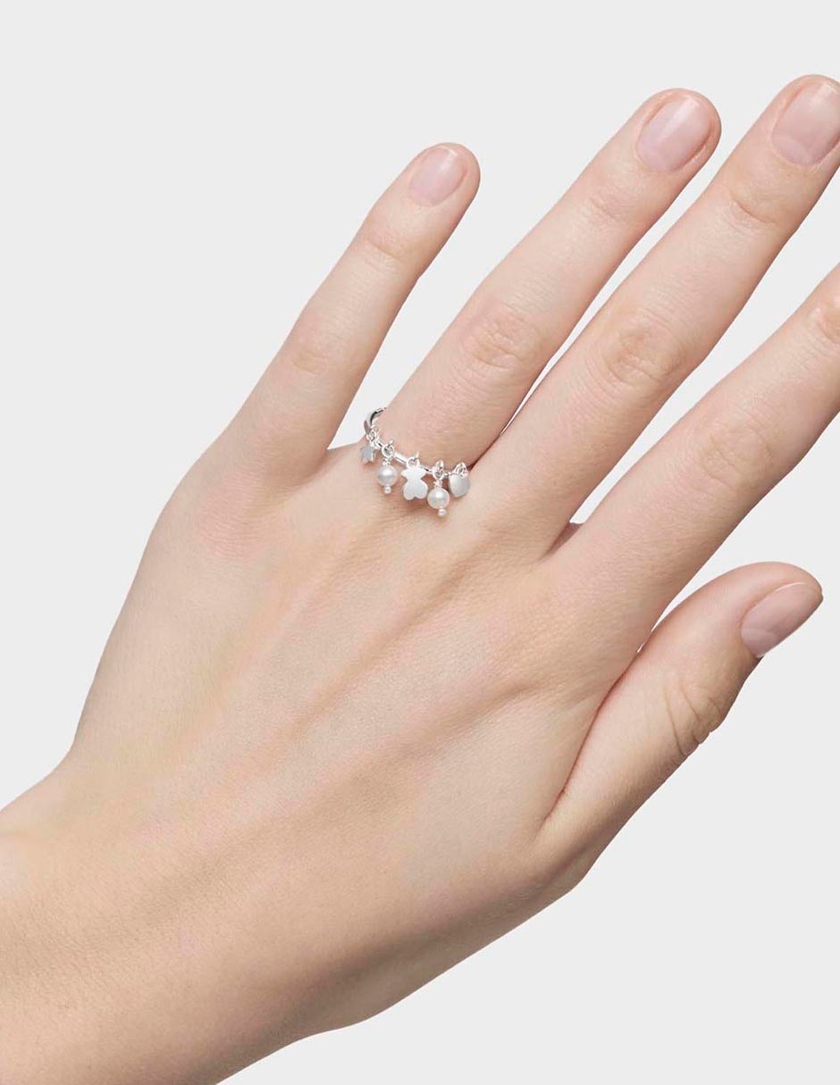 Anillo Cool Joy P 925 de plata perla lustre 7