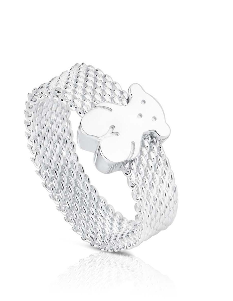Anillo de oso Cool Joy P 925 de plata perla lustre