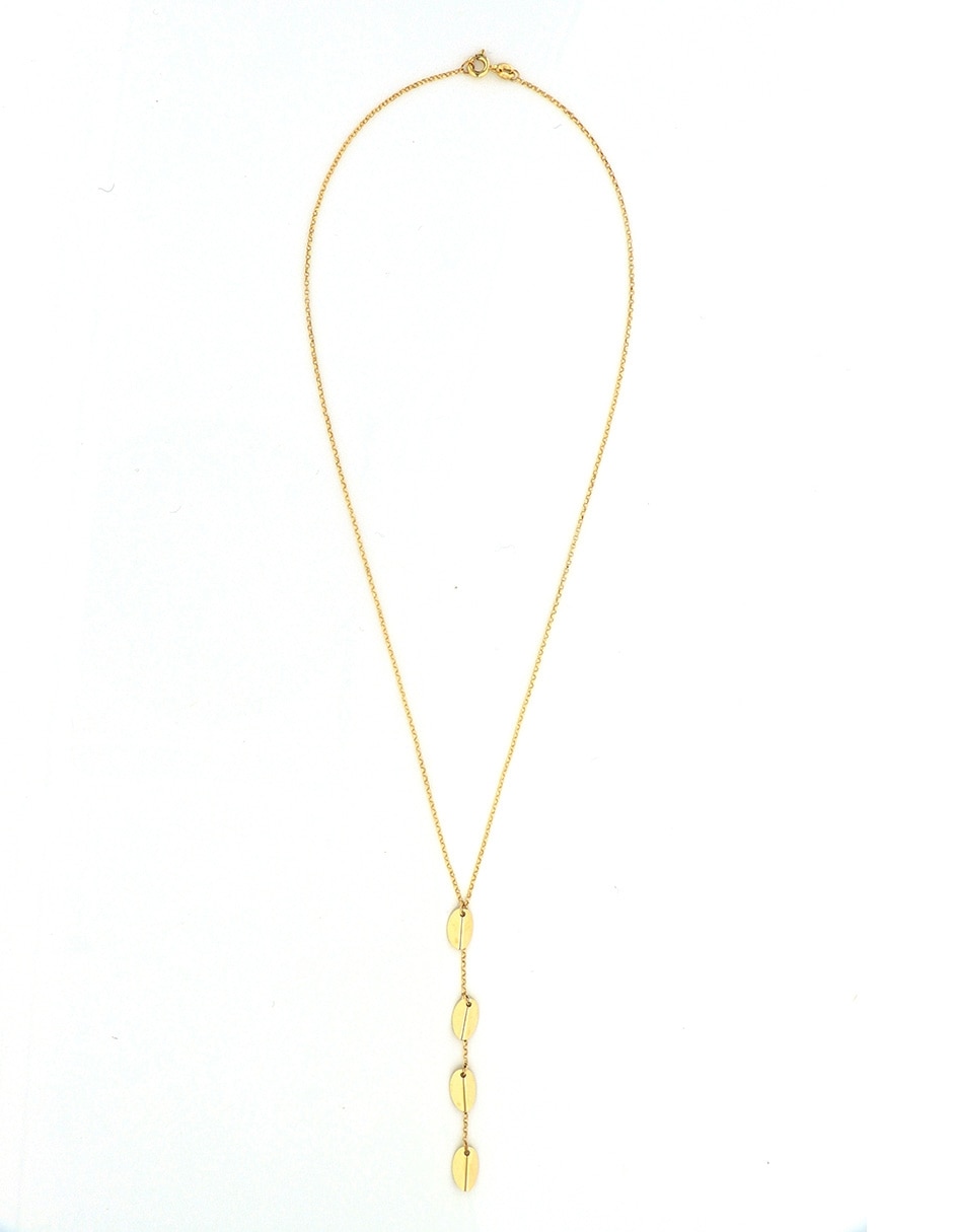 Collar de oro amarillo 14 K