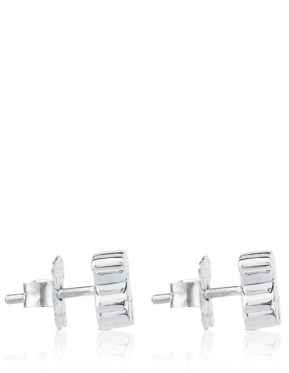 Broqueles de plata P 925 con acabado brillante 2
