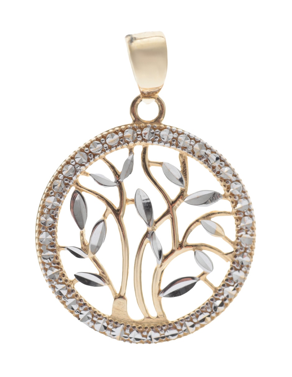 Dije circular de oro 14 K