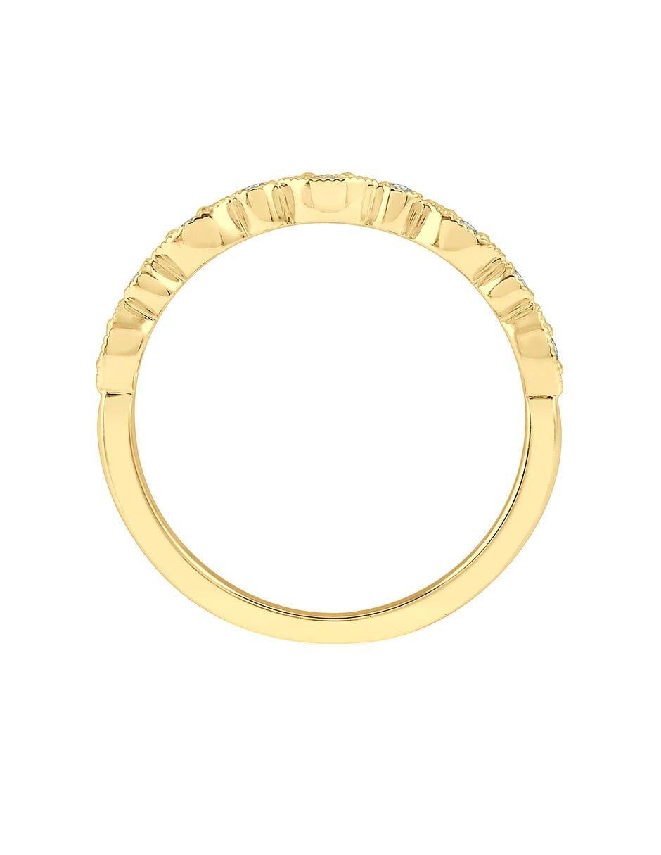 Solitario de oro 14 k diamante