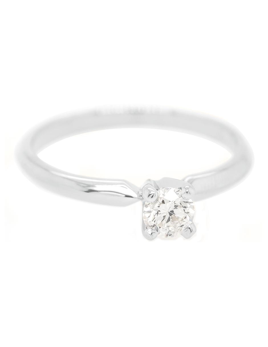 Solitario de oro 14 k diamante 2