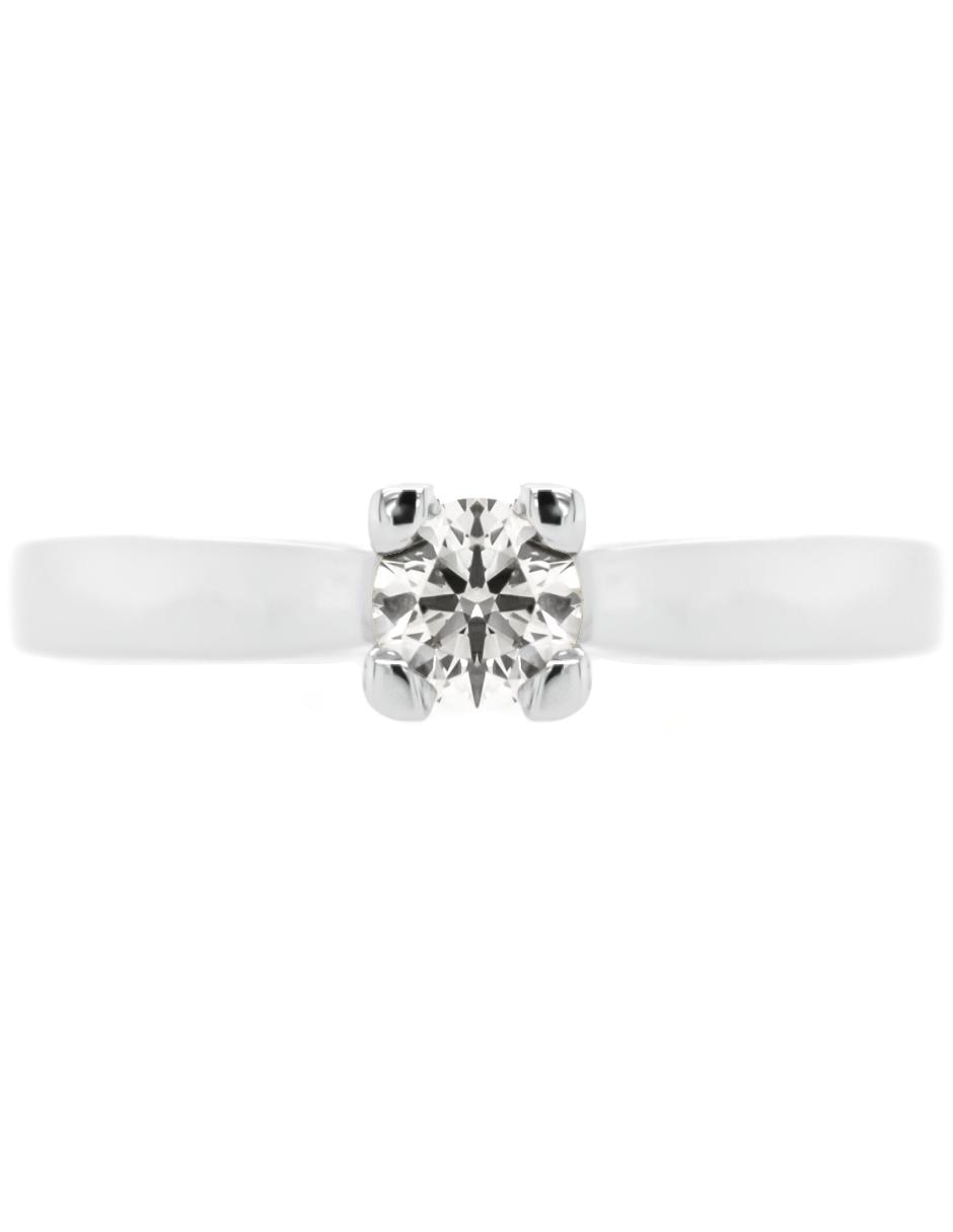 Solitario de oro 14 k diamante 3