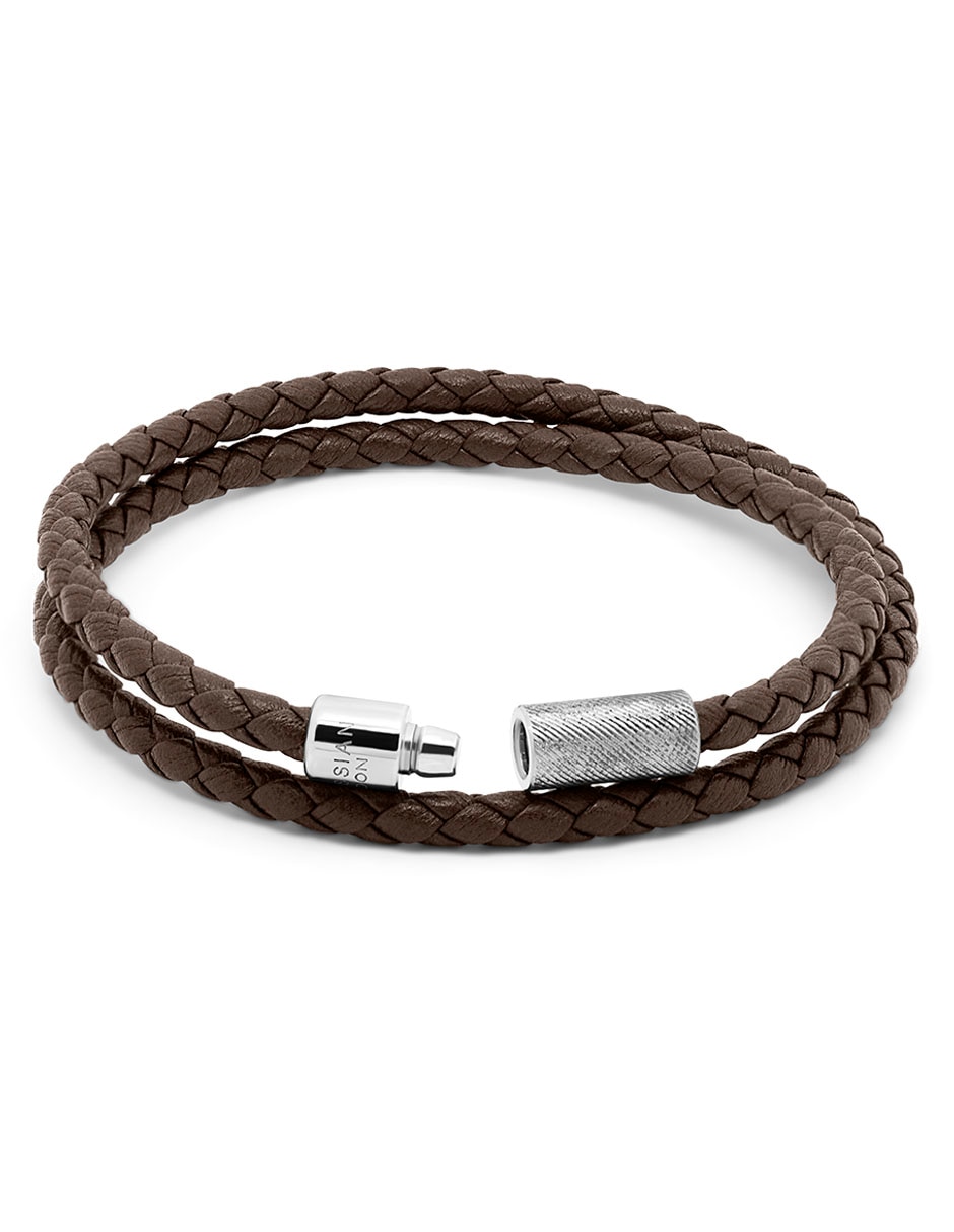 ITALIAN LEATHER PIEL, 39 CM, CAFÉ