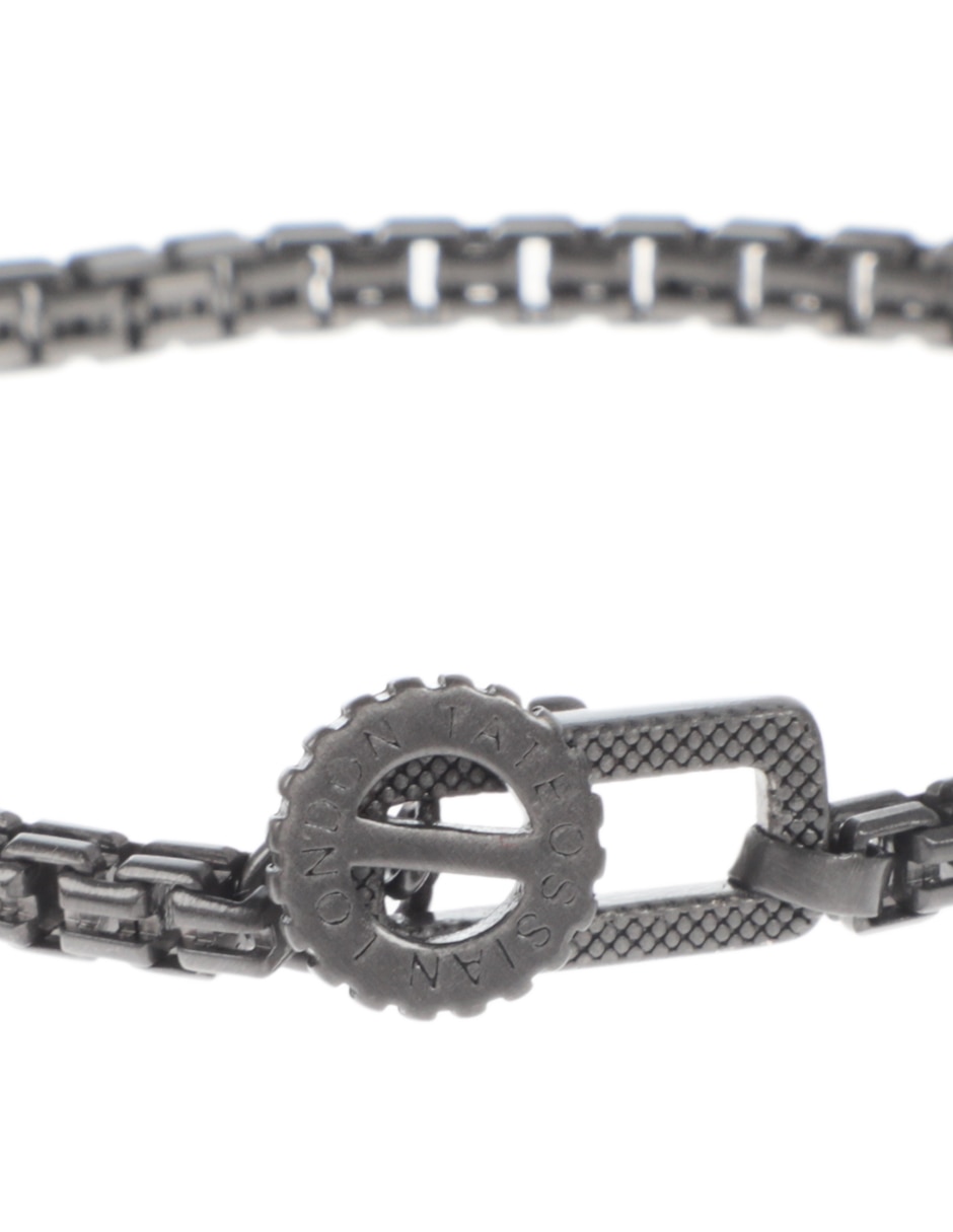 Pulsera de plata con acabado pulido 2