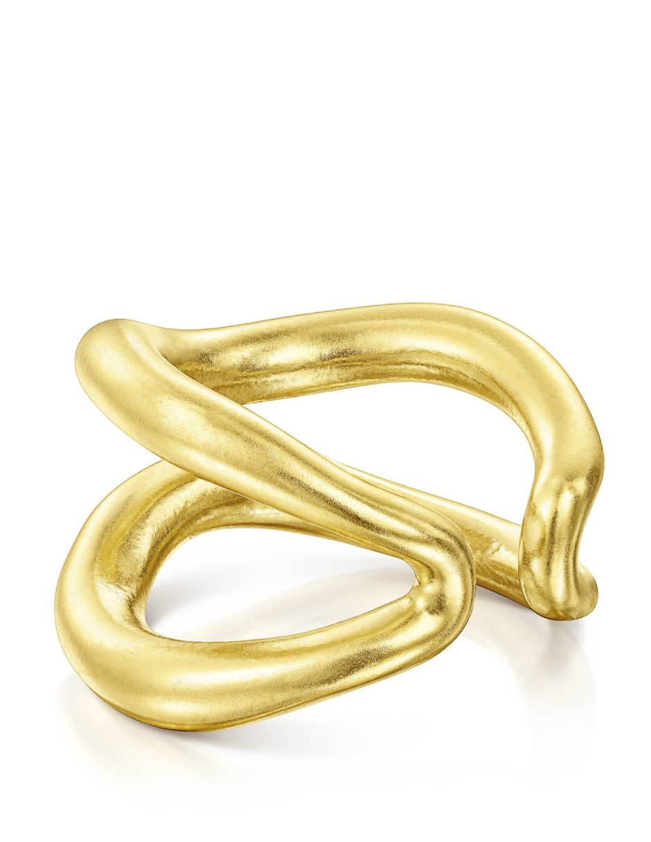 Anillo de nudo Hav P 925 de plata vermeil lustre 3