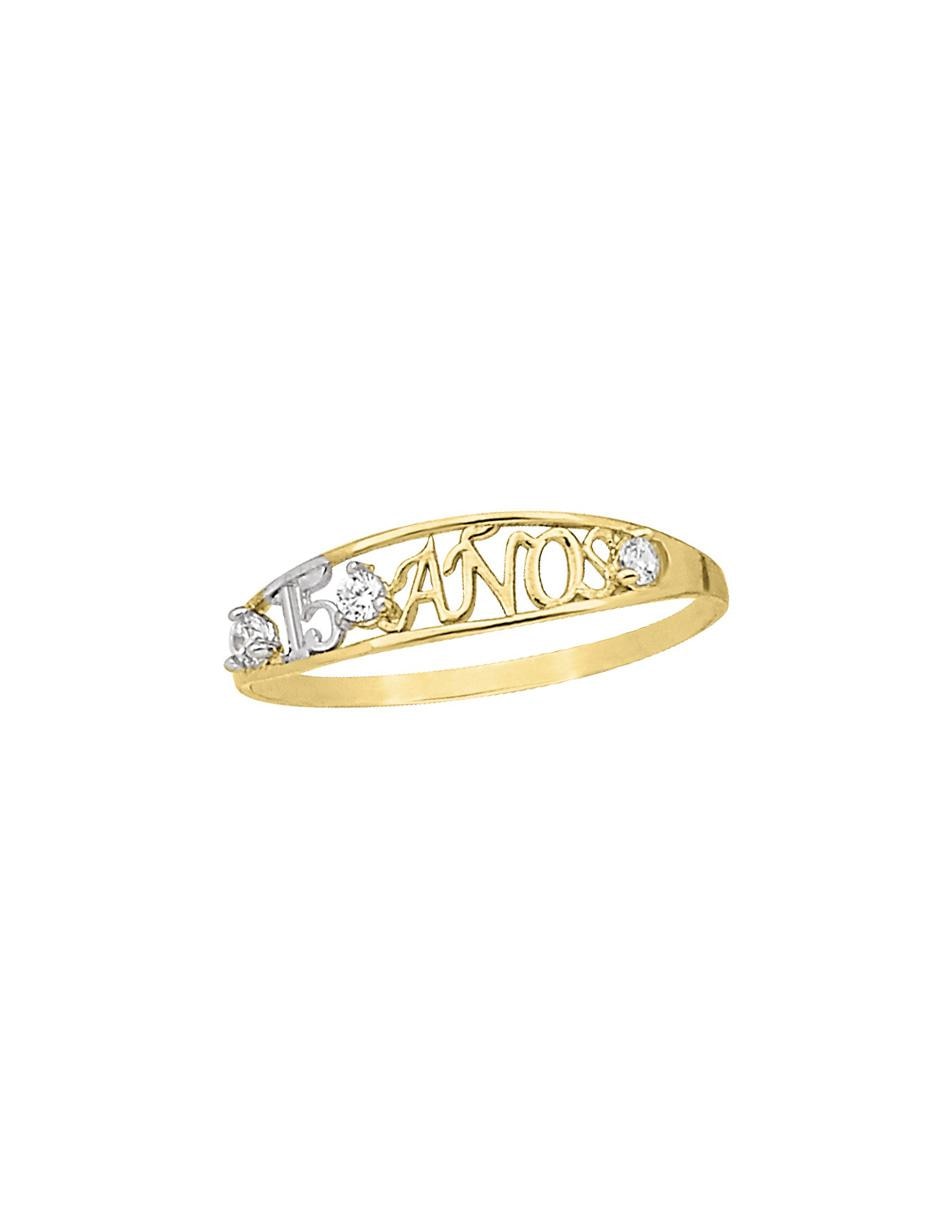 Anillo de corona zirconia brillante 2