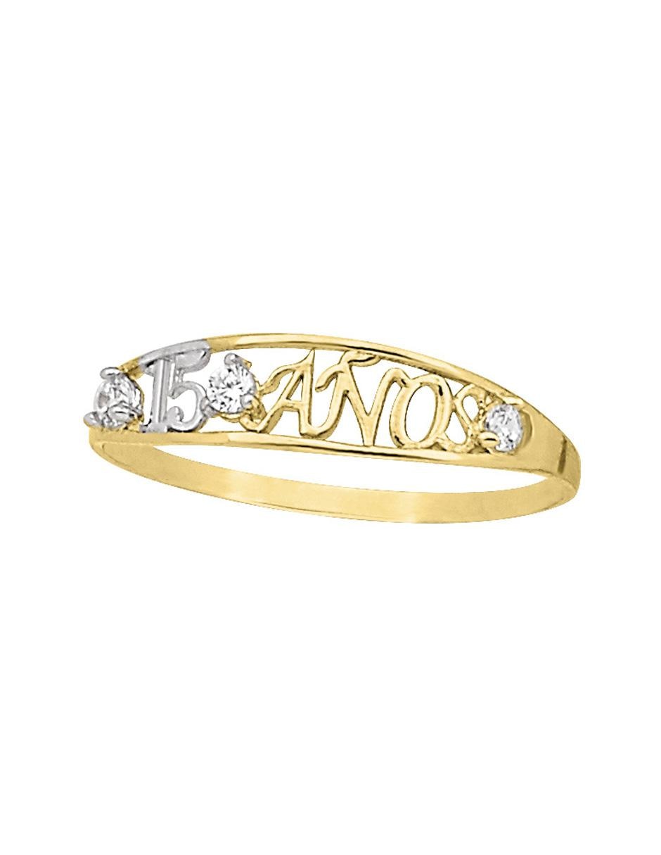 Anillo de corona zirconia brillante 3