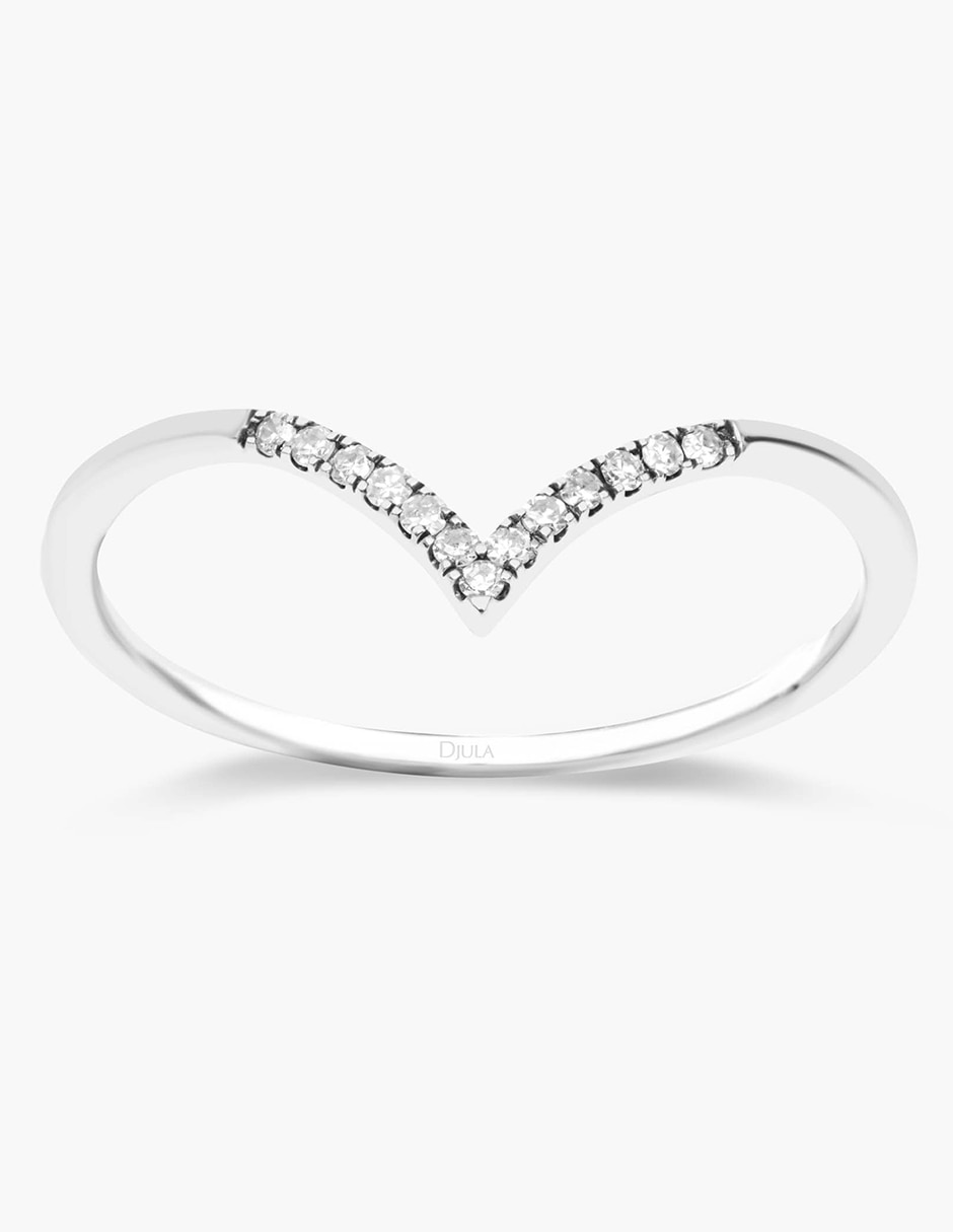 Anillo Mix and Match 18 k de oro diamante diamantado